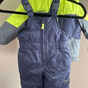 winter jacket and snow pants